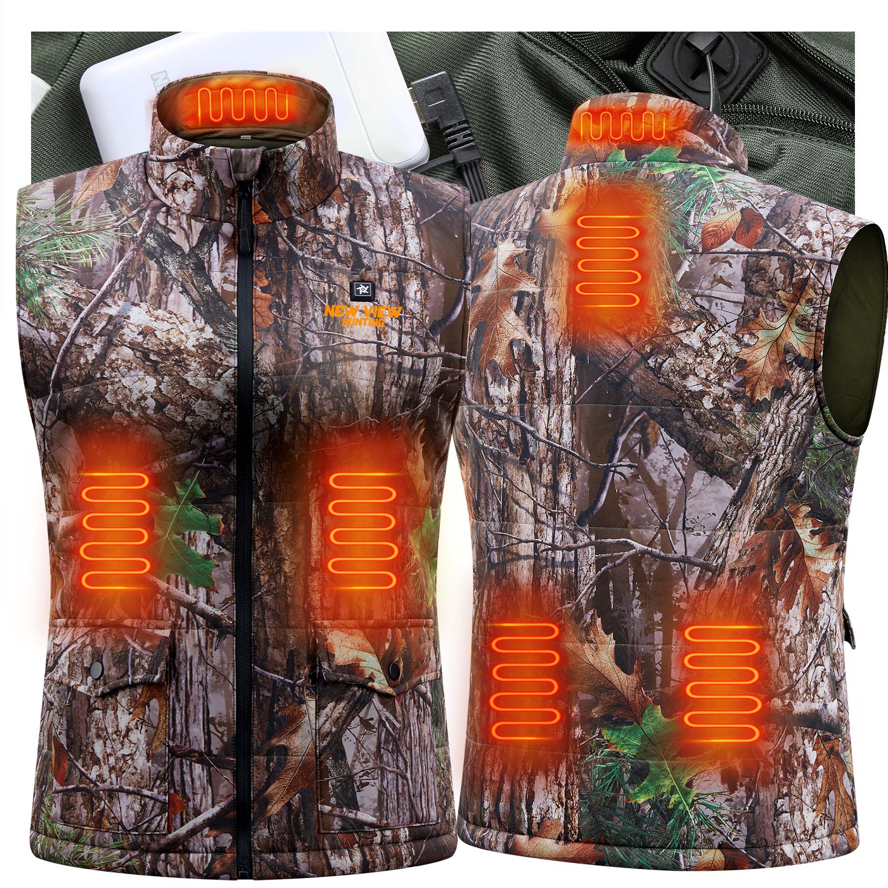 Women's blaze orange hunting vest sale