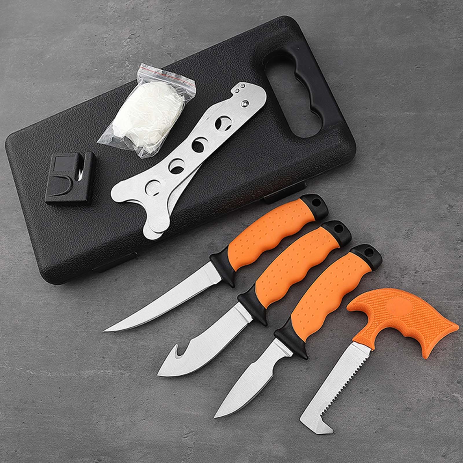 8 Pieces Game Processing Hunting Knife Set – New View Hunting