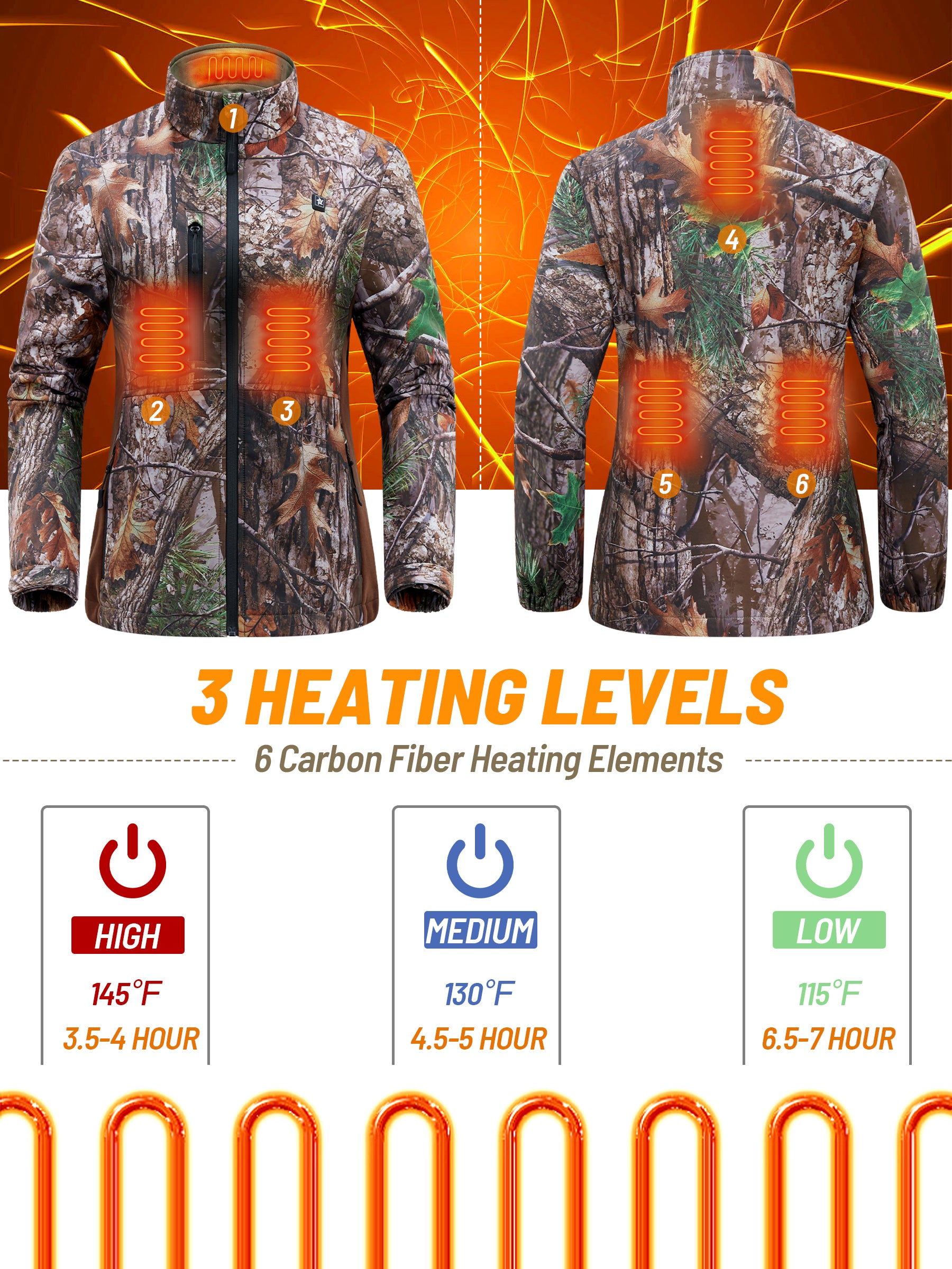 Heated discount hunting shirt