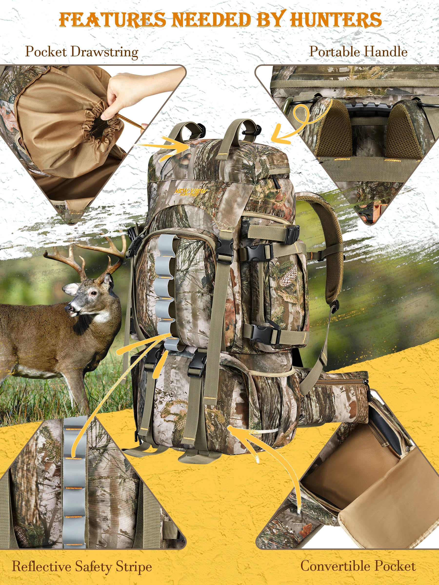 Large hunting backpacks online