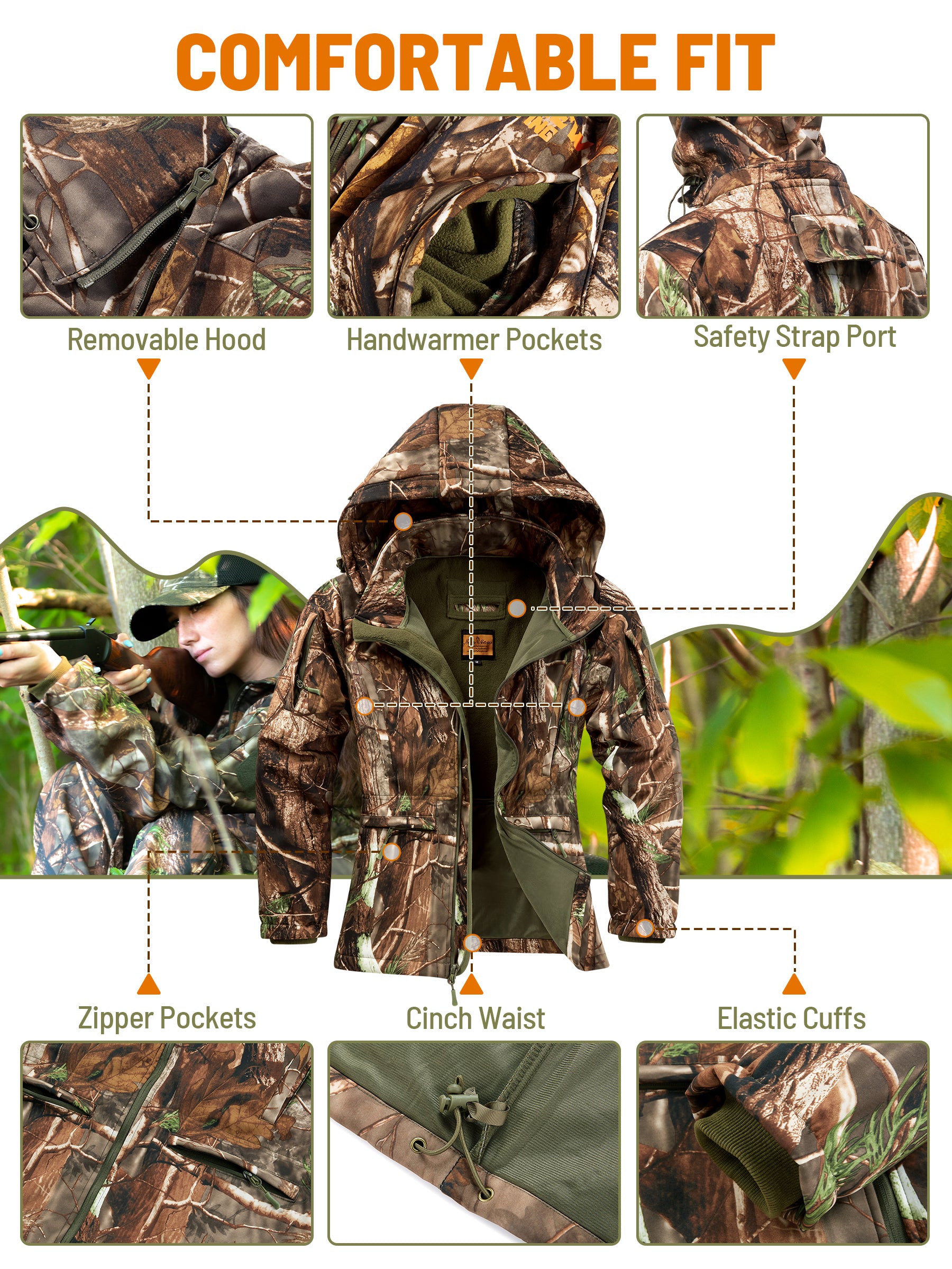 Women's hunting outlet jackets