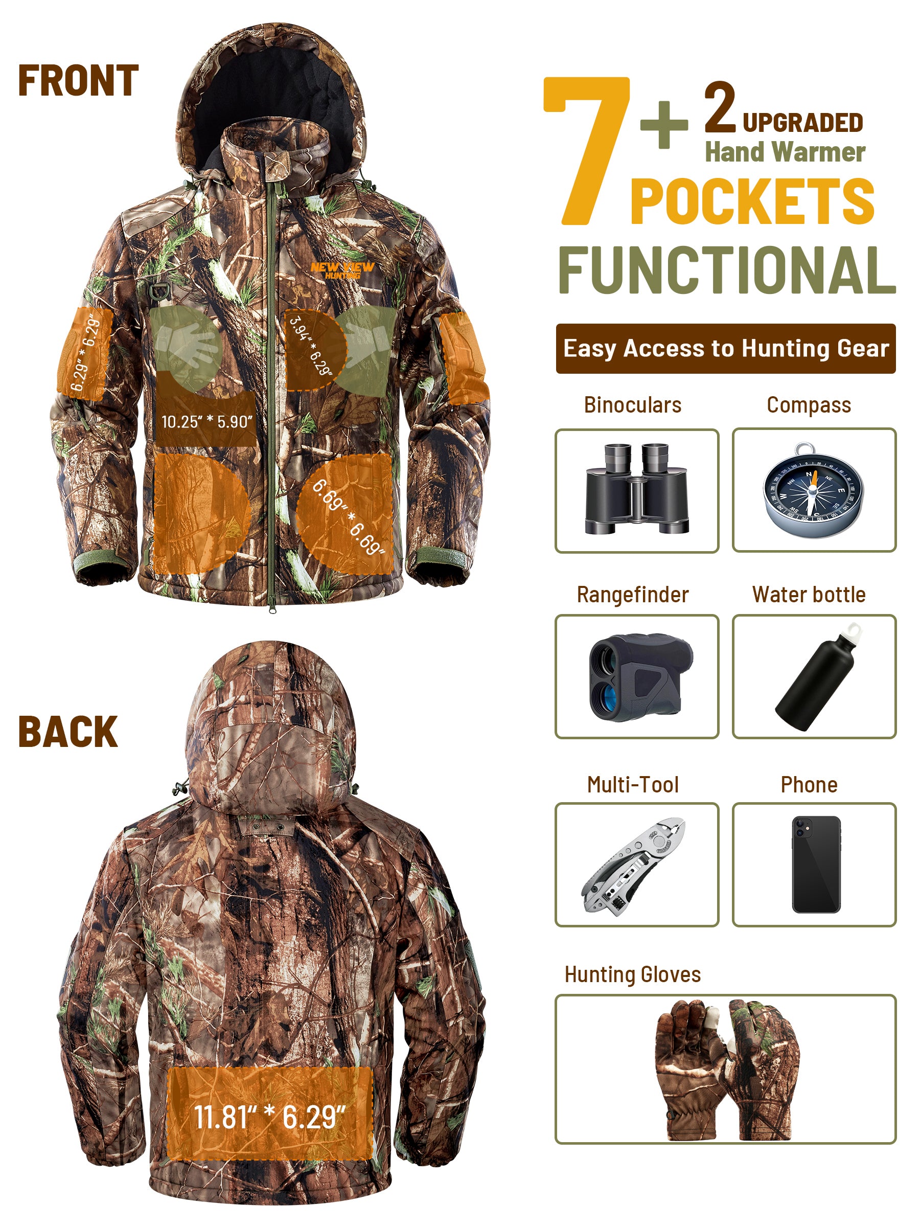 Camo Tree Insulated Jacket for Men – New View Hunting